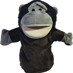 FunBlast Plush Animals Hand Puppet – Movable Mouth, Soft, Learning Toy for Kids (Gorilla)-7