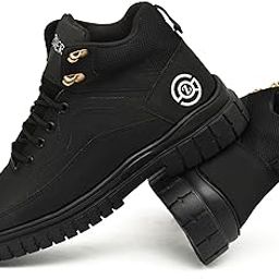 Men's Light Weight High Top Platform Fashion Synthetic Leather Sneakers | Sports, Boot Casual Shoes for Mens | Ankle Lace-Up Footwear for Men or Boys-picture-53