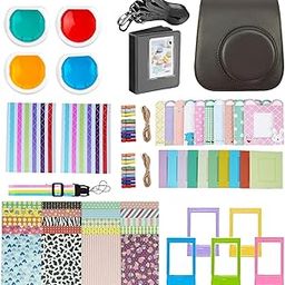 BNF® 10In1 Instant Film Camera Set Colored Lens Set for Instax Mini 11 Black-image-39