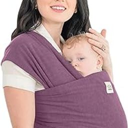 KeaBabies Baby Wrap Carrier - All in 1 Original Breathable Baby Sling, Lightweight, Hands Free Baby Carrier Sling, Baby Carrier Wrap, Baby Carriers for Newborn, Infant, Baby Wraps Carrier (Dark Mauve)-20