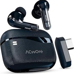 ACwO DwOTS X Gaming in Ear Earbuds - ANC, Near Zero Latency 2.4GHz with C Type Dongle, 50 Hrs Playtime, Quad Mic ENC, IPX5, HYPERBOOST Fast Charge, Bluetooth 5.4, 32DB ANC(French Blue)-10