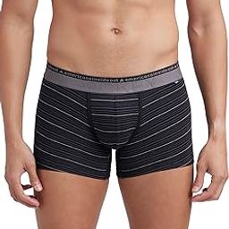 US68 Men's Super Combed Cotton Elastane Stretch Stripe Trunk with Ultrasoft Waistband-image-34