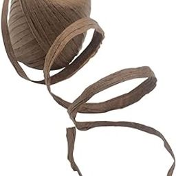 CALANDIS 20M/Roll Raffia Paper Ribbon Gift Package String Scrapbooking Coffee-23