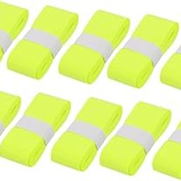 UJEAVETTE 10x Tennis Racket Grip Tape Tennis Overgrip for Badminton Squash Racquetball Yellow-picture-16