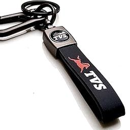 TVS Premium Leather Key Chain and keyaring for TVS Scooters and Bikes.-image-8