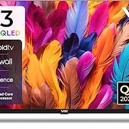VW 109 cm (43 inches) OptimaX Series Full HD Smart QLED Android TV VW43AQ1 (Black)-16