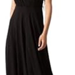 Stylish Georgette Black Shoulder Strap Sleeveless Fit and Flare Maxi Gown for Women (M Creation_GW-40-Shoulder Strap Black Gown_N-M)-picture-18