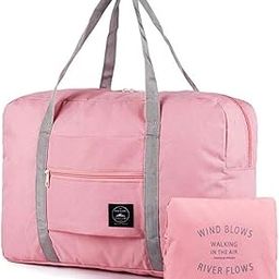 Foldable Travel Duffle Bag Large Capacity Folding Lightweight Waterproof Carry Luggage Bag for Women (1Pcs)-image-43