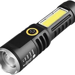 Care 4 USB Rechargeable Mini Pocket Torch Light for Emergency (GLD_SIL_Ring)-13