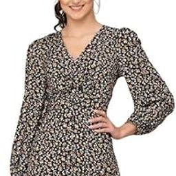 Playsuit for women Multi Color Front Knot Printed Playsuit-picture-24