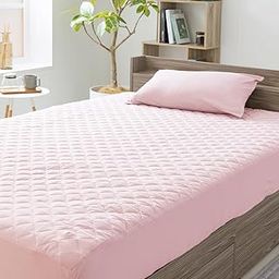 Iris Plaza 100% Natural Organic Cotton, Box Integrated, Time-Shortening Pad Double, Moisture Absorption & Wicking, Fluffy Natural Material, Soft Knit, Machine Washable, Can Be Used All Year, 100%-image-6