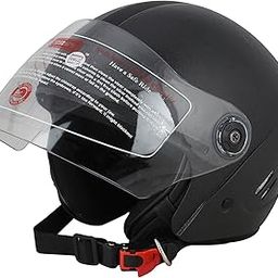 Dass Getz Open Face Helmet ISI Certified Open Face Helmet Black (Size 580MM) / ISI Certified Large Full Face Helmet-image-45