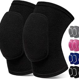 RYBTB Volleyball Knee Pads,Knee Pads for Women,Men,Kids,Girls,Knee Brace for Basketball Volleyball Football Dance Yoga Tennis Running Cycling Workout Climbing (Black, Small)-image-51