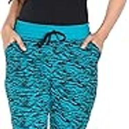 Women Printed Cotton Black White Capri for Women-image-11