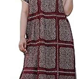 Pure Cotton Embroidery Nighty for Women's | Night Gown | Nighty | Nightdress | Maxi | Sleepwear | Jaipuri Nighty | Nighties | Gown-image-13