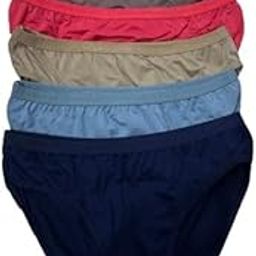 Women's Cotton Lycra Panties | Pack of 6 | Soft & Stretchable Fabric | Multi-Color Briefs for Daily Comfort | Size XXL | Breathable, Snug Fit Underwear for Women-image-100