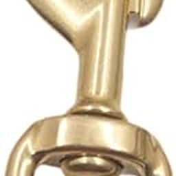 Brass Snap Hook Attachment Key Ring Hook Clip for DIY Crafts Outdoor Lanyard 1.8cmx8.1cm-19