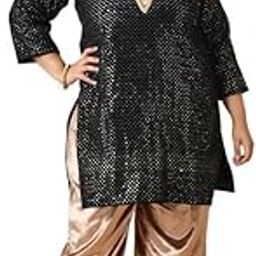 Plus Size Navy Silk Velvet Co-ord Set | Velvet Coord Set | Women Plus Size Co-ord Set-image-60