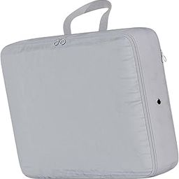 Household Supplies & Cleaning |Home Organization |Storage Bags Storage Bags Compression Packing Cube Packing Organizer Smooth Two Way Zipper Collapsible Grey 40x30x12cm-image-65