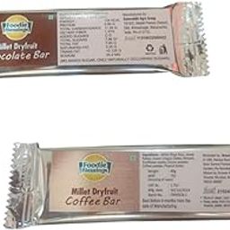 Foodie Blessings Assorted Health Bars (Pack Of 6) Chocolate Bar 40Gms 3 Units,Coffee Bar 40Gms 3 Units No Added Sugar & Jaggery-image-91