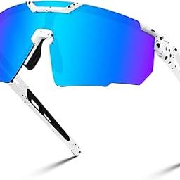 Karsaer Cycling Sunglasses for Men Women, Sport Sunglasses for Baseball Softball Running Fishing Golf UV400 E1263-image-29