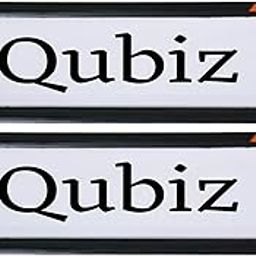 Qubiz Car HSRP | IND Number Plate Frame | Cover | Standard Size | Car Number Plate Frame Set of Two (Front and Back) | Qubiz Car Number Plate Frame-image-70