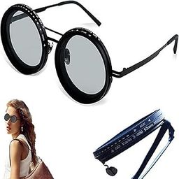 SunglassesTwist Round SunglassesAdjustable Brightness Men Women 1-9 Speed Adjustable Polarised Sunglasses Sunglasses for Fishing, Travel, Driving-image-29