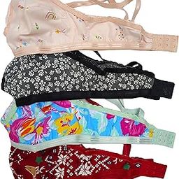 Women's Cotton Non-Padded Wirefree Everyday Bra, Combo Pack of 4 (Colors and Prints May Vary)-22