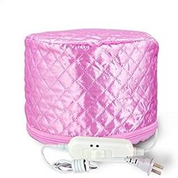 Unique Enterprise Hair Care Thermal Head Hair Spa Cap Treatment with Beauty Steamer Nourishing Heating and creem (H-01K) (PINK CHE)-11