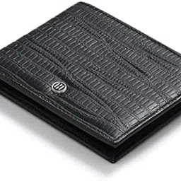 halden Lizard Pattern, Top Grain Leather, RFID Blocking, Bifold / 8 Slots Wallet for Men (Black)-picture-41