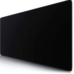 LDG WARE 900x400x3mm XXL Super Large Extended Gaming Keyboard Mat for Laptop/Computer with Stitched Edges and Water Resistance Non Slippery Smooth Rubber Base Mousepad Desk Mat - Black-image-126