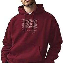 Men's Cotton Blend Hooded Sweatshirt-34