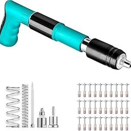 HJA Manual Steel Nail Gun Tool|| Nail Wall Fixing Tool|| Household Woodworking Accessorie|| Portable Mini Nail Shooting Machine||Concrete Nail Gun With 15 Nail. (NAIL GUN & 15 NAIL)-image-21