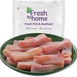 FreshToHome Indian Baasa | Boneless Fish Finger Cut | 300g Pack | Fresh | Never Frozen-image-1