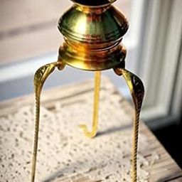 Ani Divine Shivling Abhishek Stand Tripai Lota Set || Shiva Lingam Jalabhishekam Set with Brass Puja Abhishekam Kalash (Golden, Brass) (Large 8.5 Inch)-17