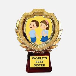 Bareeze Pure Trophy for Worlds Best Sister Best Gift for Sister-image-18