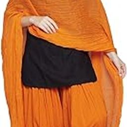 Women's Solid Cotton Patiala With Dupatta Set (Free Size)-image-53