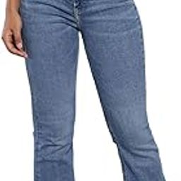 Light-Wash Bootcut-Fit Mid Rise Jeans-image-2
