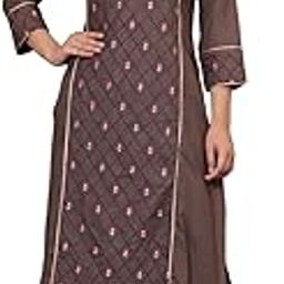 Women Pintex Floral Embroidered Viscose Rayon Round Neck Straight Fit Kurta with Palazzo Set-picture-16