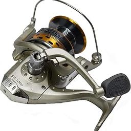 Spinning Fishing Reel Heavy Duty Aluminium and Graphite Spin Wheel | Right & Left Grip Type Interchangeable Metal Shaft Handle Smooth 5.1:1 Gear Ratio | Fishing Reel Sg 7000 Sg-picture-19