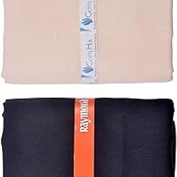 Trouser Blue and CottonHub Shirt Cream Fabric set-image-37