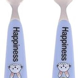 ZIVIK Baby Feeding Spoon and Fork Set, Promote SELF Feeding Spoon Sets for Toddlers & Kids, Non Toxic BPA Free, Children's Training Spoons Tableware, Camping Kids Cutlery Set-image-89