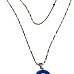 Nazar Suraksha Kawach Silver Pendant with chain for men and women-image-49