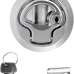 VELURA 1 Piece Zinc Alloy Chrome Finished Marine Boat Deck Flush Latch Pull Latch|1 Piece Non Slip Heat Shrink Rod Tube|Deck & Cabin Hardware| Parts & Accessories-picture-11