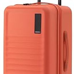 The Aisle Trunk Cabin Luggage Suitcase |40L Capacity|Polycarbonate Shell & YKK Zippers|TSA-Approved Lock & 8 Super Silent Ninja Wheels |Ideal for Short Trips | Orange | Stardust, Medium, 25 Cm-image-18