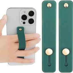 Phone Strap Grip Holder Loop Finger Kickstand Strap Universal Telescopic Cell Mobile Phone Grips Stand Silicone Non-Slip Brackets Belt for Back of Most Smartphones (2)-12