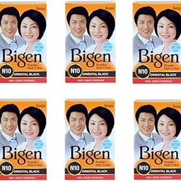 Bigen Powder Hair Color, Oriental Black N10 - Pack of 6 (Combo Set)-image-90