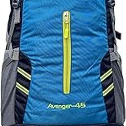 Rucksack Bag 45 Litres Trekking Bag Rucksack - 45 L Green With Black-image-49