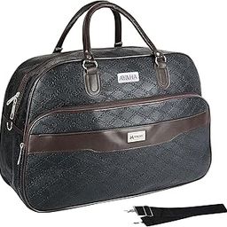 Weekender Duffle Bag for Travel, Stylish Luggage Bag for Men and Women Cabin Air Bag with Detachable Shoulder Strap 45 litres 54.5x24x34.5cm-picture-19
