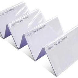 Smart iCards Thin RFID Cards; Thermal Printable Thin 0.8mm Proximity LF 125 kHz for Time Attendance & Access Control System (10)-18